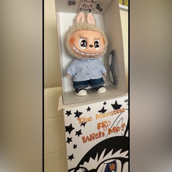 POP MART Other - Pop MART Labubu the Monsters Flip with Me Vinyl Plush Doll Authentic